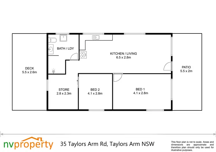 Floorplan of Homely house listing, 35 Taylors Arm Road, Taylors Arm NSW 2447