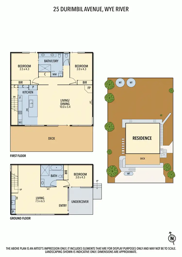 Floorplan of Homely house listing, 25 Durimbil Avenue, Wye River VIC 3234