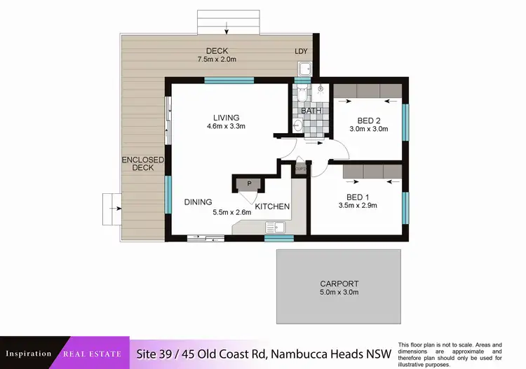 Floorplan of Homely other listing, Site 39/45 Old Coast  Road, Nambucca Heads NSW 2448