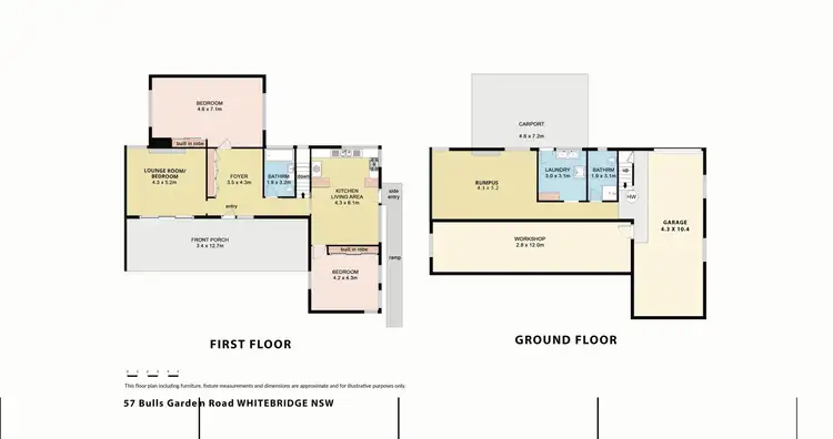 Floorplan of Homely house listing, 57 Bulls Garden Road, Whitebridge NSW 2290