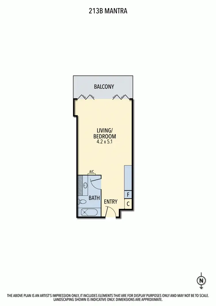 Floorplan of Homely apartment listing, 213B/35 Mountjoy Parade, Lorne VIC 3232