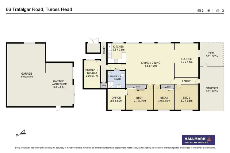 Floorplan of Homely house listing, 66 Trafalgar Road, Tuross Head NSW 2537