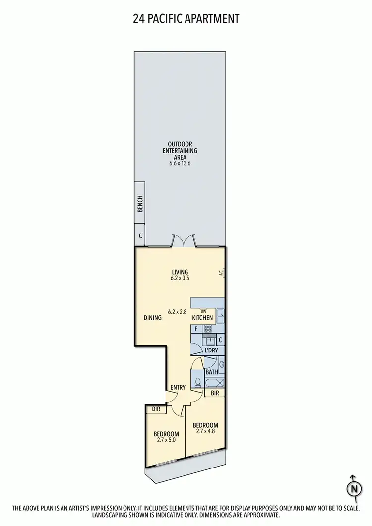 Floorplan of Homely apartment listing, 24/2-10 Ocean Road South Road, Lorne VIC 3232