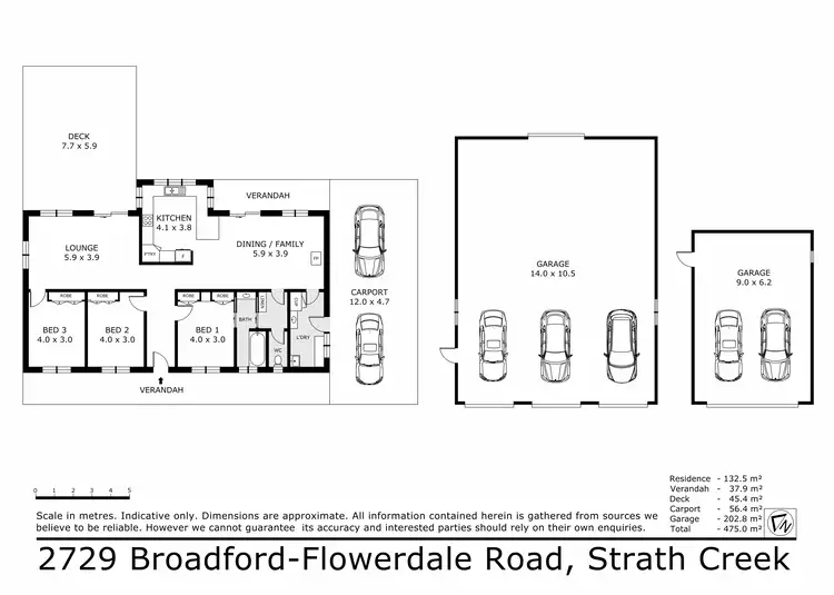 Floorplan of Homely house listing, 2729 Broadford Flowerdale Road, Strath Creek VIC 3658