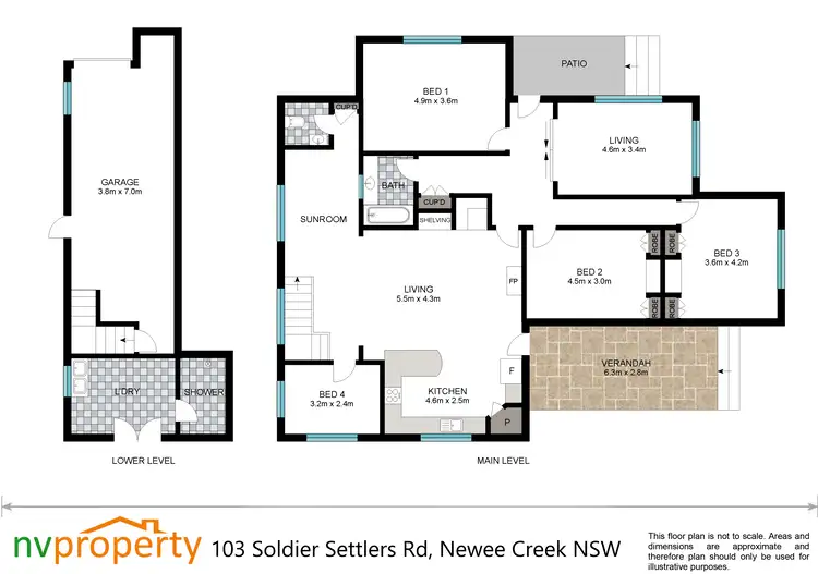 Floorplan of Homely rural property listing, Lot 1, 103 Soldier Settlers Road, Newee Creek NSW 2447