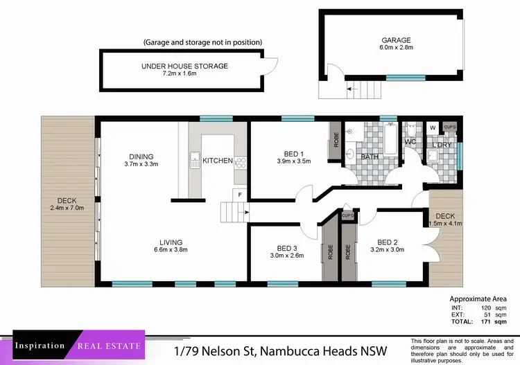 Floorplan of Homely house listing, 1/79 Nelson Street, Nambucca Heads NSW 2448