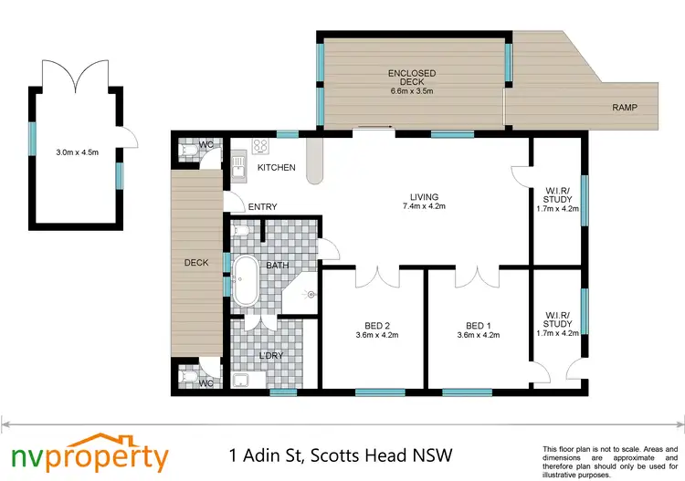 Floorplan of Homely house listing, 1 Adin Street, Scotts Head NSW 2447