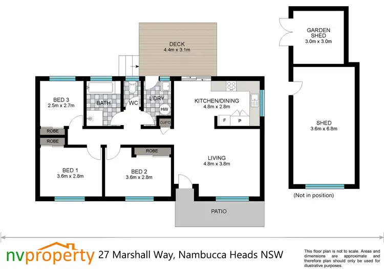 Floorplan of Homely house listing, 27 Marshall Way, Nambucca Heads NSW 2448