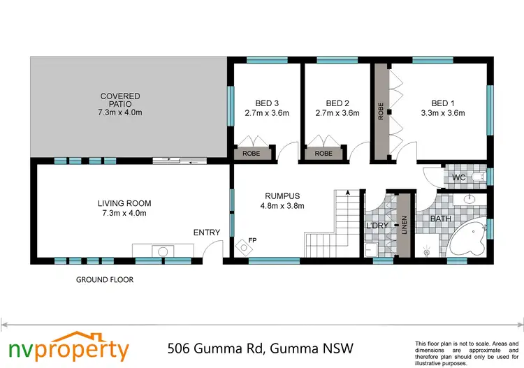 Floorplan of Homely house listing, 506 Gumma Road, Gumma NSW 2447