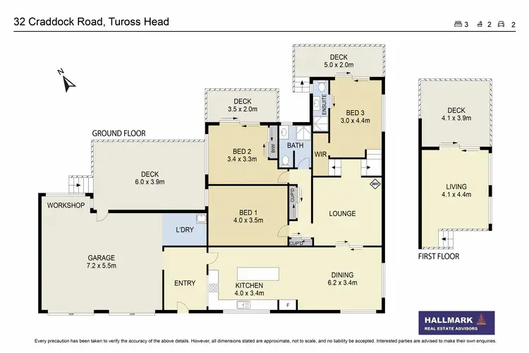 Floorplan of Homely house listing, 32 Craddock Road, Tuross Head NSW 2537
