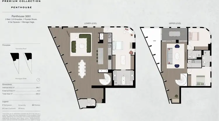 Floorplan of Homely other listing, 3001/259 Normanby Road, South Melbourne VIC 3205