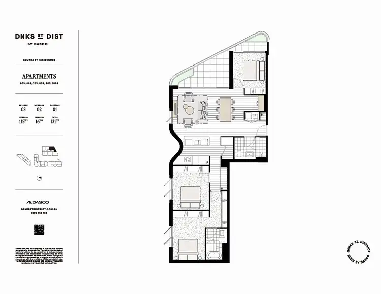 Floorplan of Homely apartment listing, 903-921 Bourke  Street, Waterloo NSW 2017
