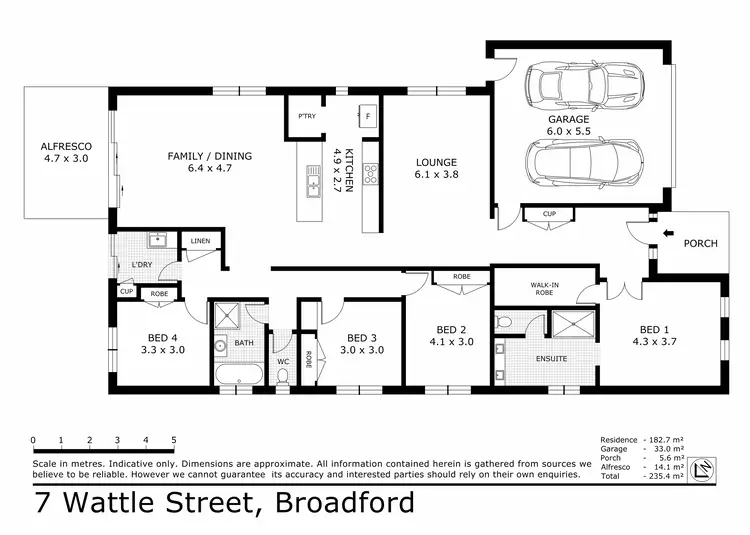 Floorplan of Homely house listing, 7 Wattle Street, Broadford VIC 3658