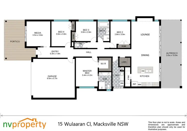 Floorplan of Homely house listing, 15 Wulaaran Close, Macksville NSW 2447