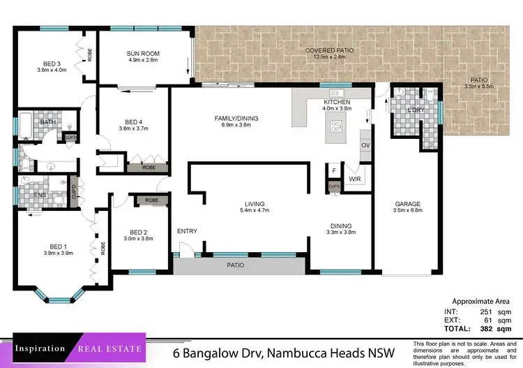 Floorplan of Homely house listing, 6 Bangalow Drive, Nambucca Heads NSW 2448