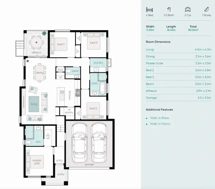 Floorplan of Homely house listing, 46 Bentwing Road, Huntley NSW 2530