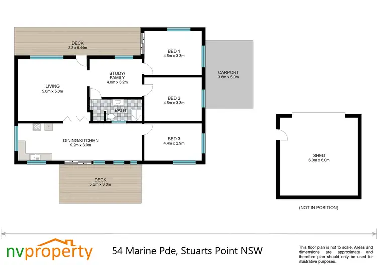 Floorplan of Homely house listing, 54 Marine Parade, Stuarts Point NSW 2441