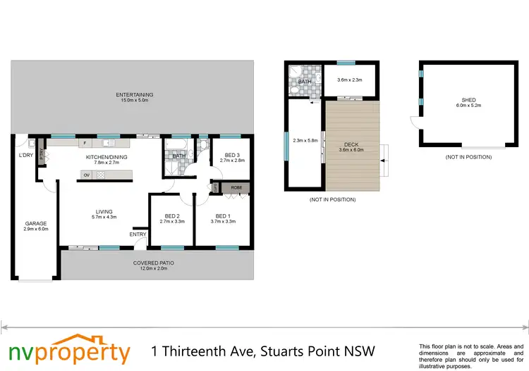 Floorplan of Homely house listing, 1 Thirteenth Avenue, Stuarts Point NSW 2441