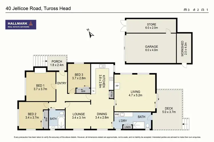 Floorplan of Homely house listing, 40 Jellicoe Road, Tuross Head NSW 2537