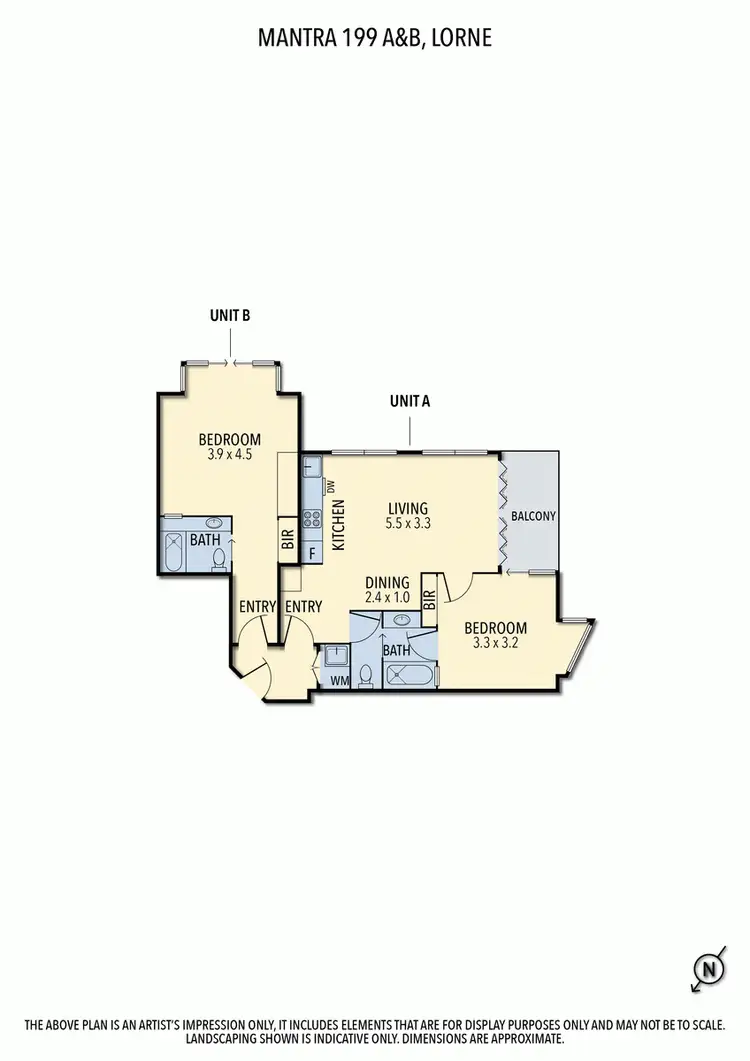 Floorplan of Homely house listing, 199A&B/35 Mountjoy Parade, Lorne VIC 3232