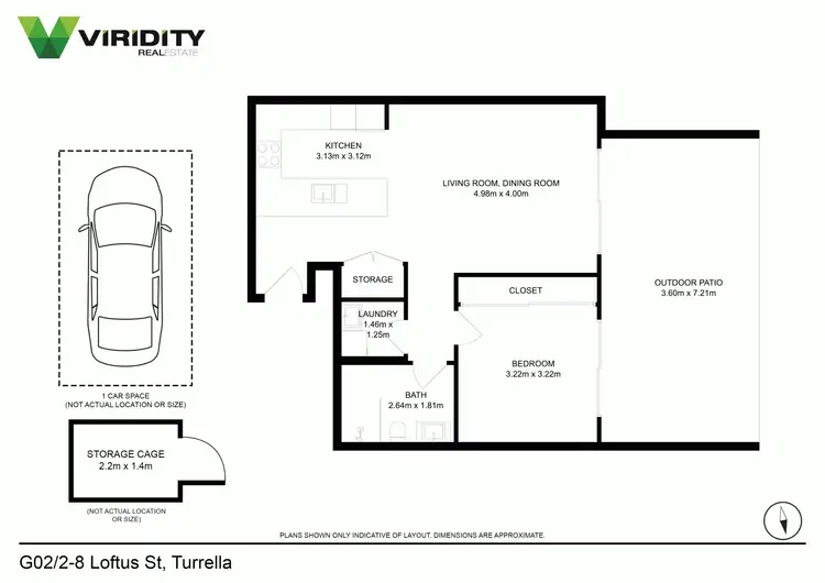 Floorplan of Homely apartment listing, G02/2-8 Loftus Street, Turrella NSW 2205
