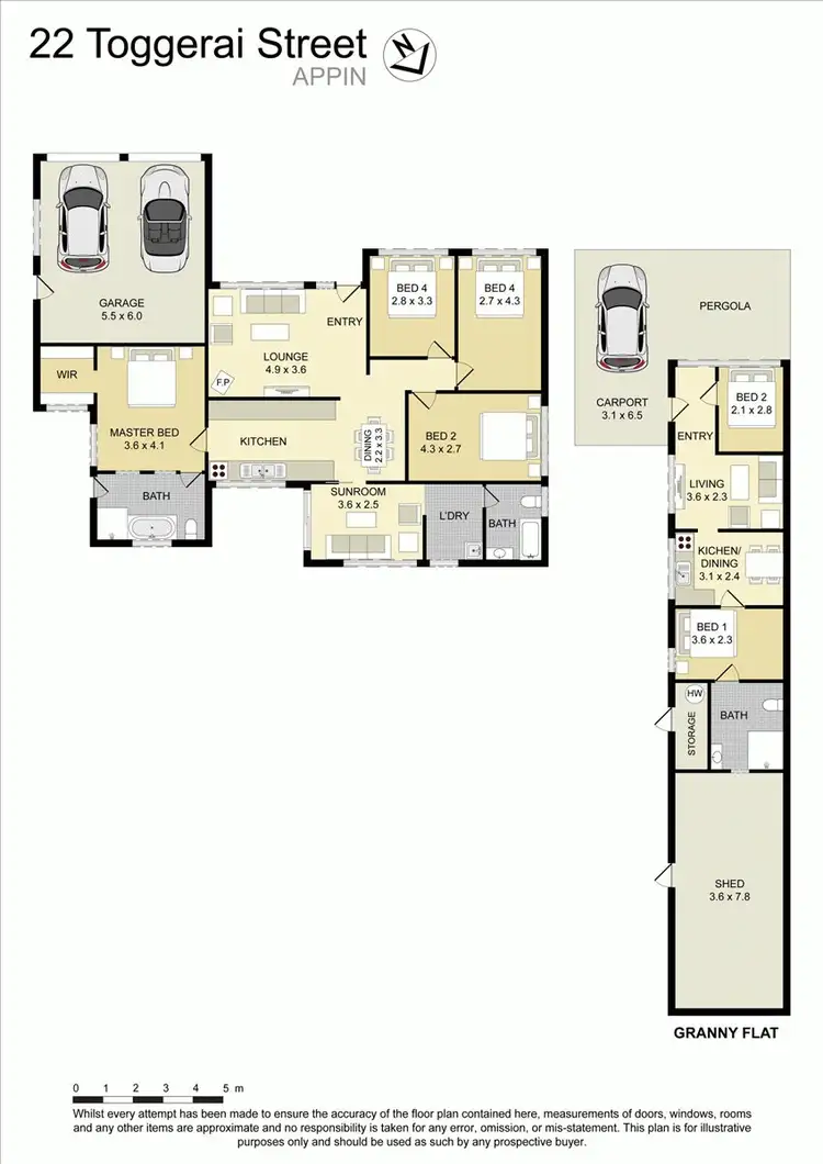Floorplan of Homely house listing, 22 Toggerai Street, Appin NSW 2560