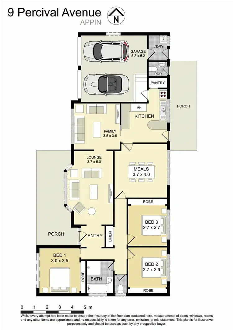 Floorplan of Homely house listing, 9 Percival Avenue, Appin NSW 2560