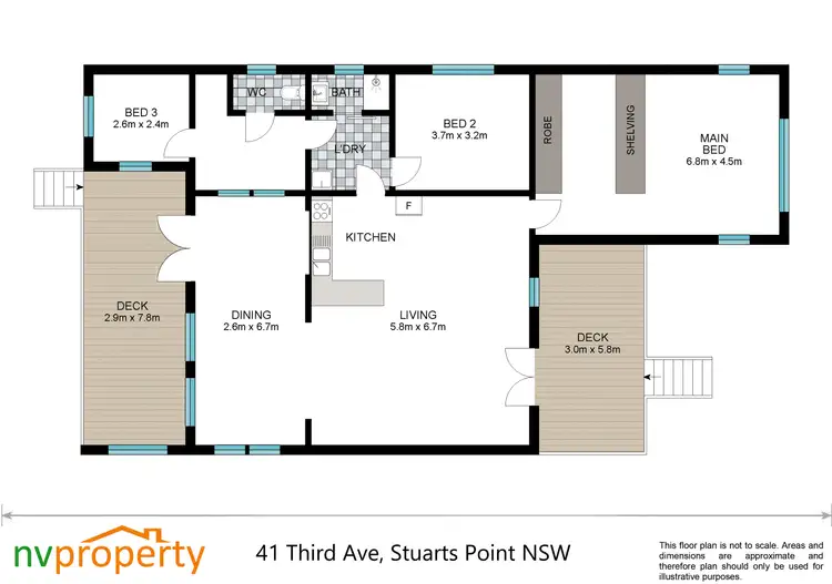 Floorplan of Homely house listing, 41 Third Avenue, Stuarts Point NSW 2441