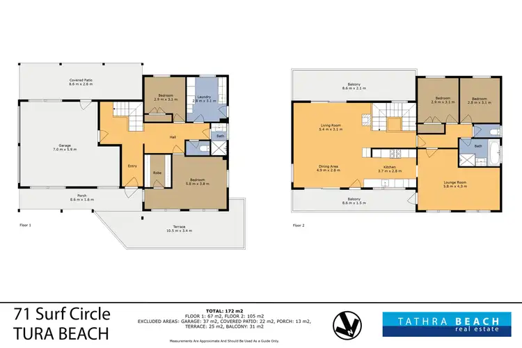 Floorplan of Homely house listing, 71 Surf Circle, Tura Beach NSW 2548