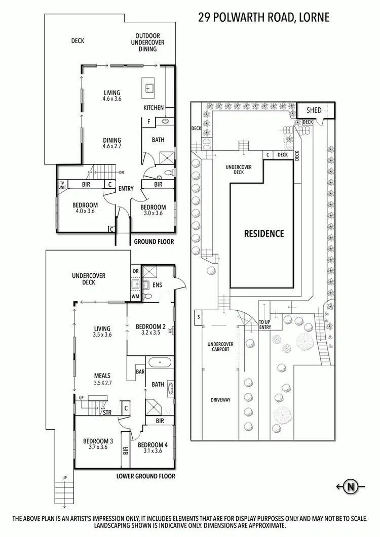 Floorplan of Homely house listing, 29 Polwarth Road, Lorne VIC 3232