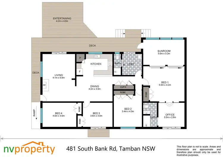 Floorplan of Homely rural property listing, 481 South Bank Road, Tamban NSW 2441