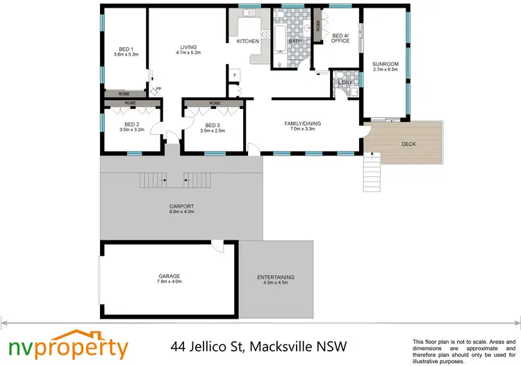Floorplan of Homely house listing, 44 Jellico Street, Macksville NSW 2447