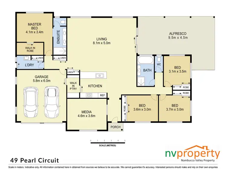 Floorplan of Homely house listing, 49 Pearl  Circuit, Valla NSW 2448