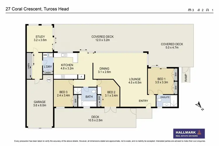 Floorplan of Homely house listing, 27 Coral Crescent, Tuross Head NSW 2537