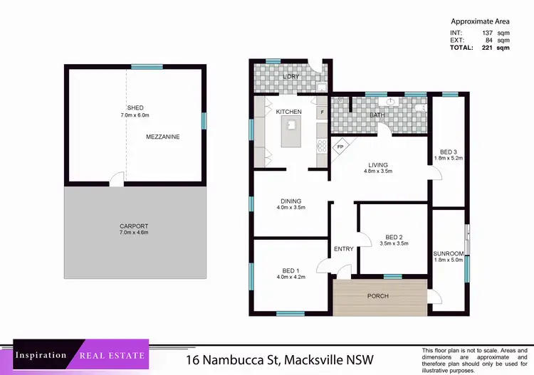 Floorplan of Homely house listing, 16 Nambucca Street, Macksville NSW 2447