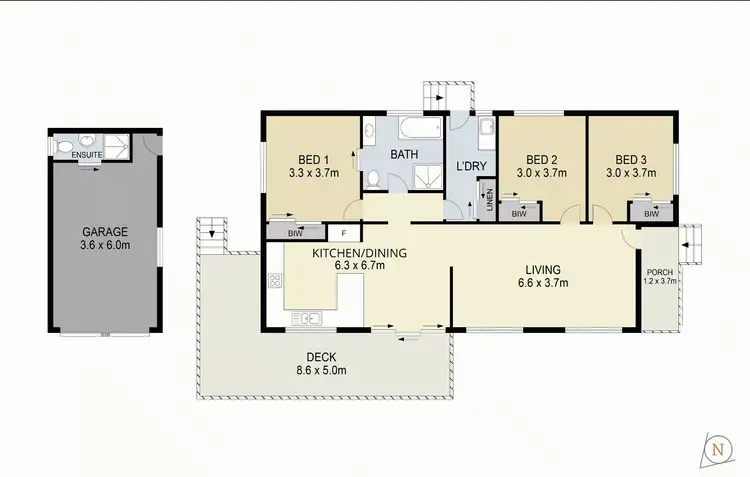 Floorplan of Homely house listing, 42 Hector McWilliam Drive, Tuross Head NSW 2537