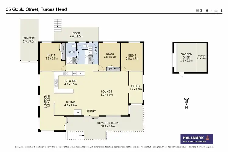 Floorplan of Homely house listing, 35 Gould Street, Tuross Head NSW 2537