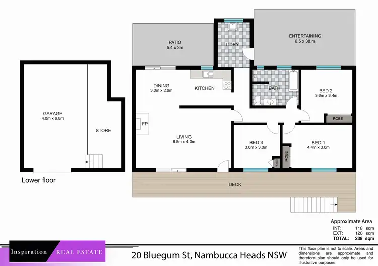 Floorplan of Homely house listing, 20 Blue Gum Street, Nambucca Heads NSW 2448