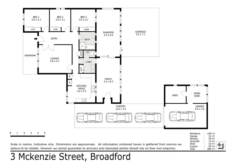Floorplan of Homely house listing, 3 Mckenzie Street, Broadford VIC 3658