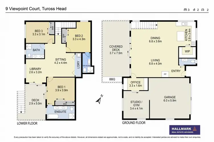 Floorplan of Homely house listing, 9 Viewpoint Court, Tuross Head NSW 2537