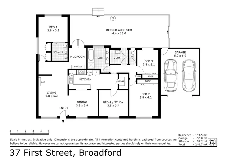 Floorplan of Homely house listing, 37 First  Street, Broadford VIC 3658
