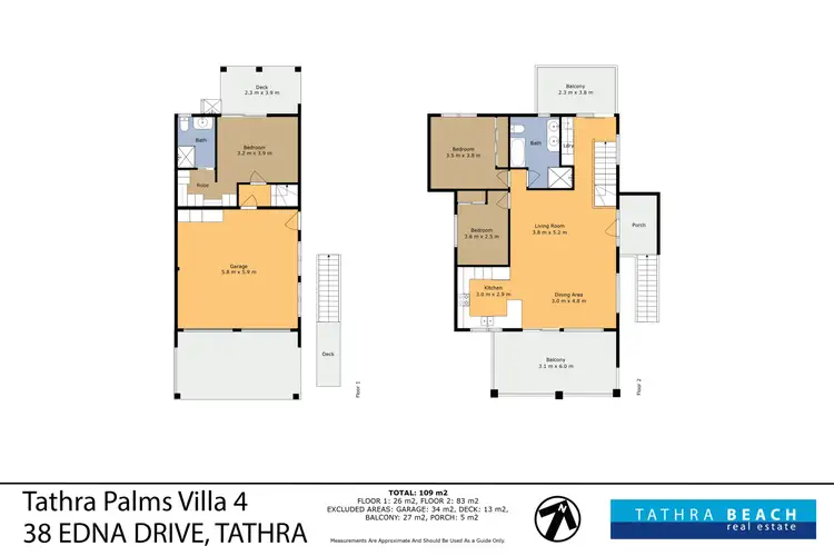 Floorplan of Homely house listing, 4/38 Edna Drive, Tathra NSW 2550
