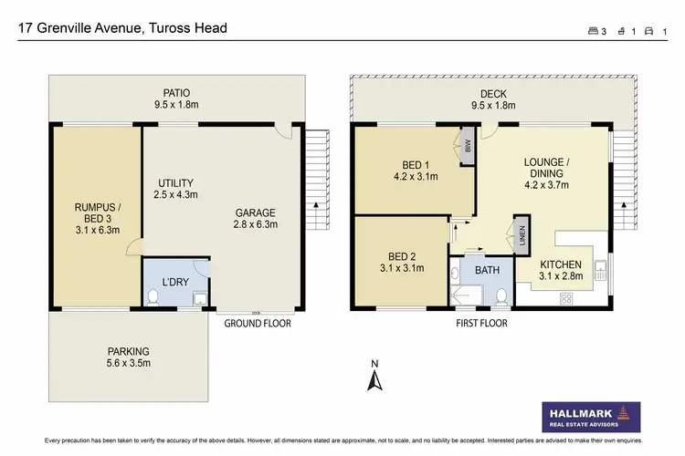 Floorplan of Homely house listing, 17 Grenville Avenue, Tuross Head NSW 2537