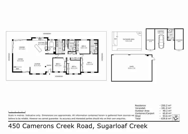 Floorplan of Homely house listing, 450 Camerons Creek Road, Broadford VIC 3658