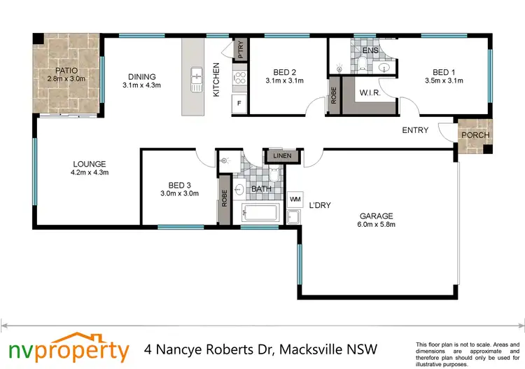 Floorplan of Homely house listing, 4 Nancye Roberts Drive, Macksville NSW 2447