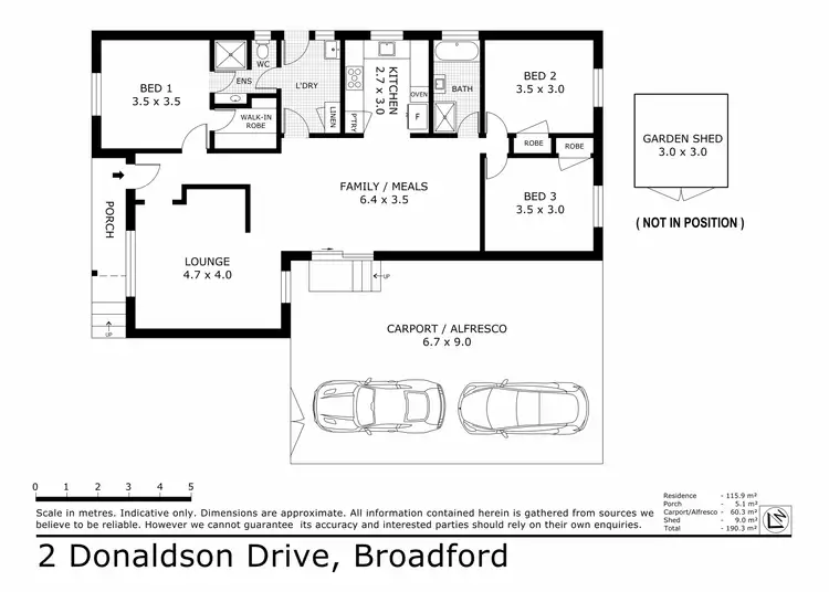 Floorplan of Homely house listing, 2 Donaldson Drive, Broadford VIC 3658
