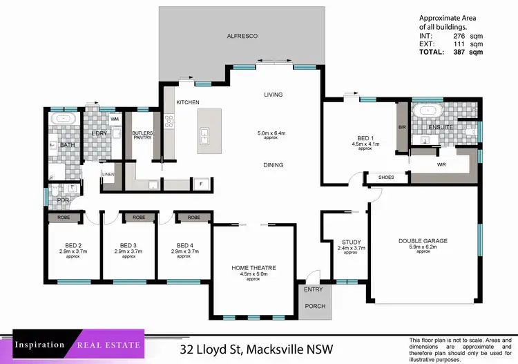 Floorplan of Homely house listing, 32 Lloyd Street, Macksville NSW 2447