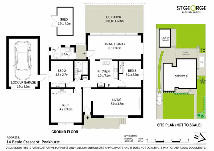 Floorplan of Homely house listing, 14 Beale  Crescent, Peakhurst NSW 2210
