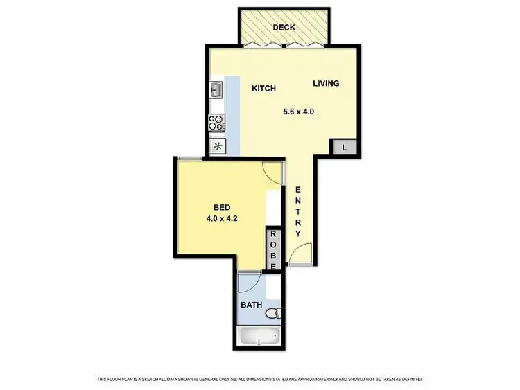 Floorplan of Homely unit listing, 216A&B.35 Mountjoy Parade, Lorne VIC 3232