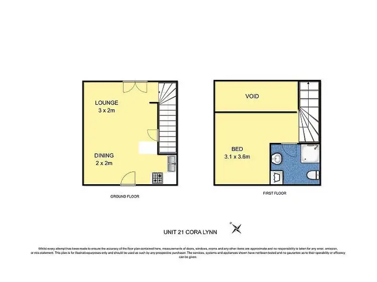 Floorplan of Homely unit listing, 21/22-28 Mountjoy Parade, Lorne VIC 3232